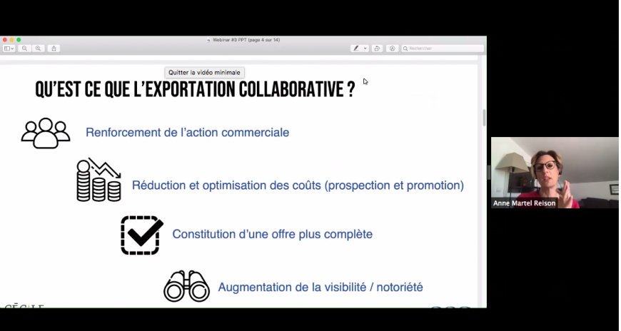 Webinaire sur l'Exportation Collaborative